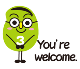 3 broad beans sticker 2(English) sticker #5672122