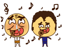 old man & His friend sticker #5672163