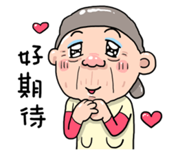 Taiwan grandmother 09 sticker #5673387