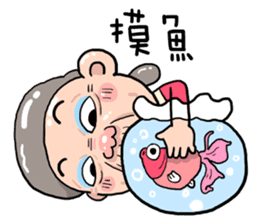 Taiwan grandmother 09 sticker #5673414