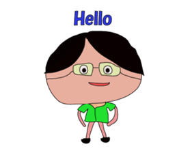 Grandfather whom Wakana wrote sticker #5673902