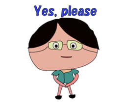 Grandfather whom Wakana wrote sticker #5673904