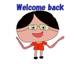 Grandfather whom Wakana wrote sticker #5673905