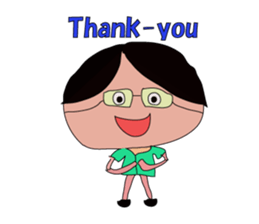 Grandfather whom Wakana wrote sticker #5673908