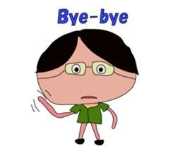 Grandfather whom Wakana wrote sticker #5673910