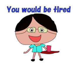 Grandfather whom Wakana wrote sticker #5673911