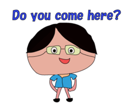 Grandfather whom Wakana wrote sticker #5673913