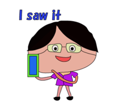 Grandfather whom Wakana wrote sticker #5673916