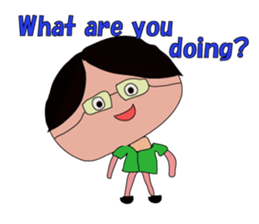 Grandfather whom Wakana wrote sticker #5673917