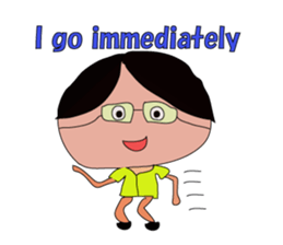 Grandfather whom Wakana wrote sticker #5673918