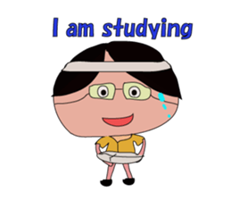 Grandfather whom Wakana wrote sticker #5673920