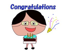 Grandfather whom Wakana wrote sticker #5673922