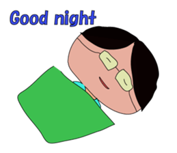 Grandfather whom Wakana wrote sticker #5673923