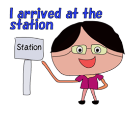 Grandfather whom Wakana wrote sticker #5673924