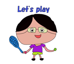 Grandfather whom Wakana wrote sticker #5673926