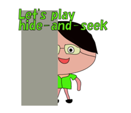 Grandfather whom Wakana wrote sticker #5673929