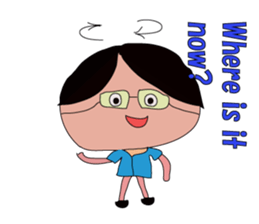 Grandfather whom Wakana wrote sticker #5673930