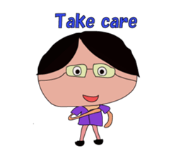 Grandfather whom Wakana wrote sticker #5673938