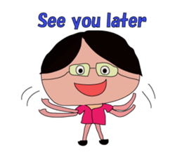 Grandfather whom Wakana wrote sticker #5673939