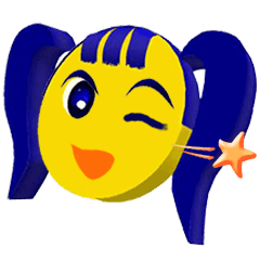 Smile Pigtails Girl