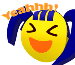 Smile Pigtails Girl sticker #5675244