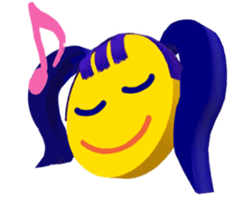 Smile Pigtails Girl sticker #5675246