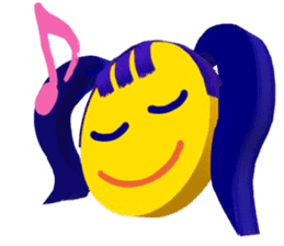 Smile Pigtails Girl sticker #5675246
