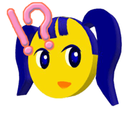 Smile Pigtails Girl sticker #5675248