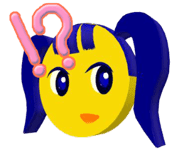Smile Pigtails Girl sticker #5675248