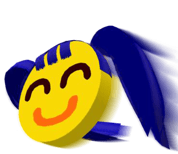 Smile Pigtails Girl sticker #5675249
