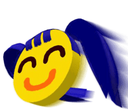 Smile Pigtails Girl sticker #5675249