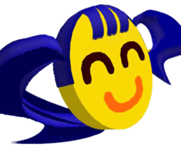 Smile Pigtails Girl sticker #5675250