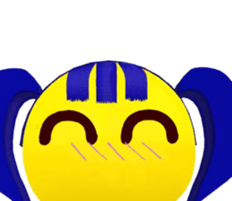 Smile Pigtails Girl sticker #5675255