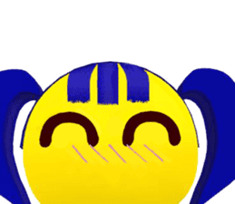 Smile Pigtails Girl sticker #5675255