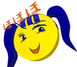 Smile Pigtails Girl sticker #5675261