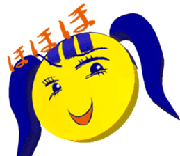 Smile Pigtails Girl sticker #5675261