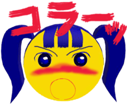 Smile Pigtails Girl sticker #5675264