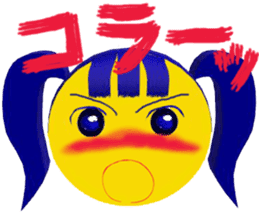 Smile Pigtails Girl sticker #5675264