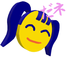 Smile Pigtails Girl sticker #5675272