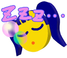 Smile Pigtails Girl sticker #5675275
