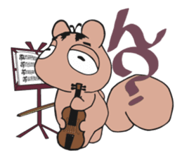 Bokkun&Diana the little musicians sticker #5675605