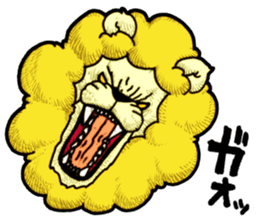 Tama is the king of beasts. sticker #5677649