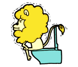 Tama is the king of beasts. sticker #5677675