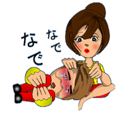 Everyday of young couple sticker #5678210