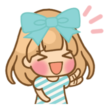 The girl who loves powderblue sticker #5678523