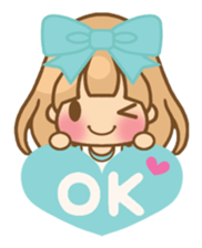 The girl who loves powderblue sticker #5678527