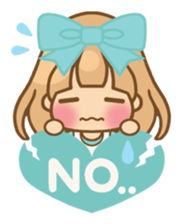 The girl who loves powderblue sticker #5678531