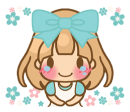 The girl who loves powderblue sticker #5678555