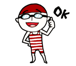 Mizuma-kun of swimmers not swim sticker #5679964