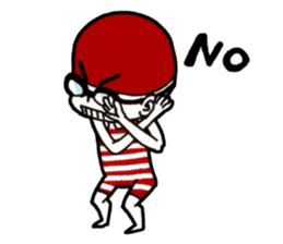 Mizuma-kun of swimmers not swim sticker #5679965